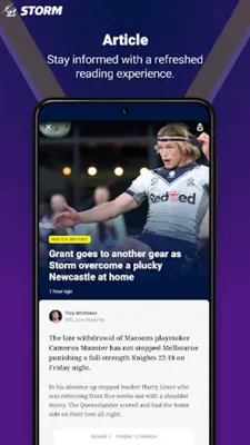 Melbourne Storm android App screenshot 2