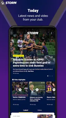 Melbourne Storm android App screenshot 3